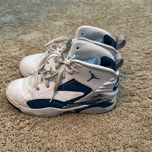 Kids Jordan high tops White and Blue